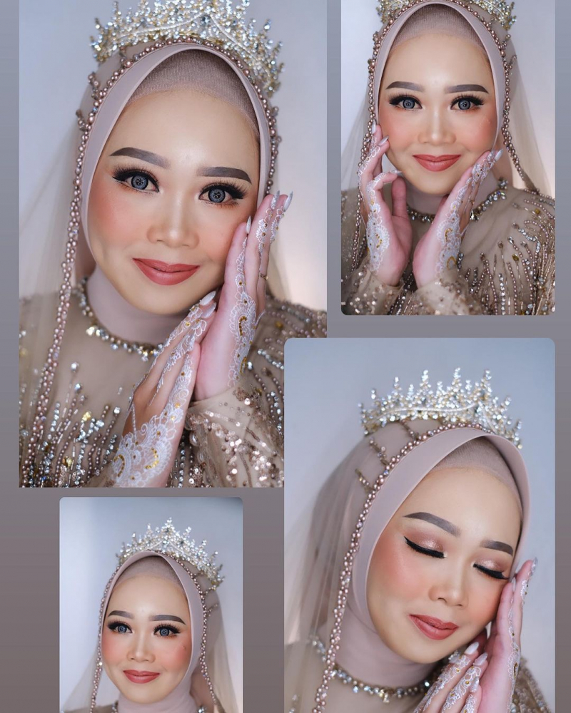 Reseption Look In Mocca By @aliyaweddinggalery  